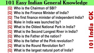 100 Easy Indian General Knowledge Questions and Answers – 2025 Edition India GK UPSC, SSC, Railway