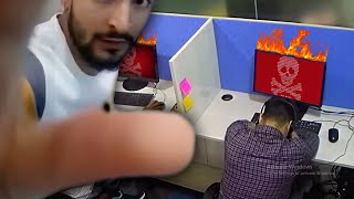 Scammers Computer DESTROYED After I Execute FBI Malware On His System!