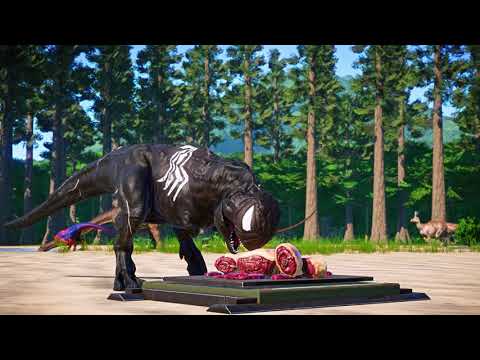 Spider-Man vs Venom & Joker  Superhero Dinosaur Fight Jurassic World Evolution