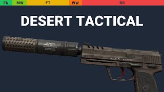 USP-S Desert Tactical Wear Preview