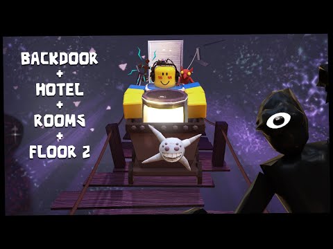 DOORS Backdoor + Hotel + Rooms + Floor 2 👁️ All Floors Challenge 👁️ Full Gameplay Walkthrough