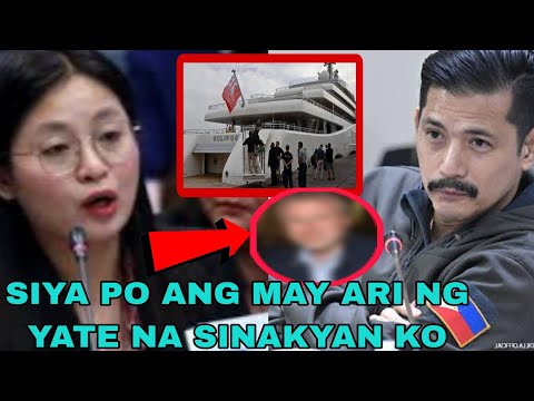 ALICE GUO PINANGALANAN NA ANG TAONG NAGMAMAY ARI NG YATE NA SINAKYAN NIYA PALABAS NG BANSA!LAGOT NA