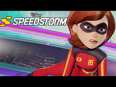 Disney Speedstorm Gameplay Walkthrough Part 29 - Save The World Tour Chapter 1 (Mrs. Incredible)