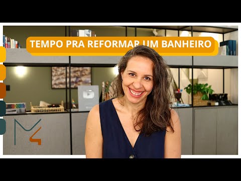 UM MÊS PARA REFORMAR UM BANHEIRO?