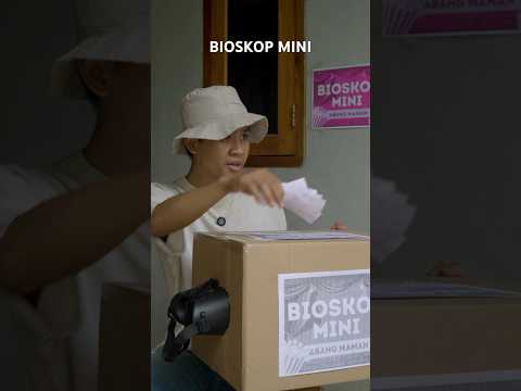 Apa pelajaran yang bisa diambil dari video bioskop mini diatas?