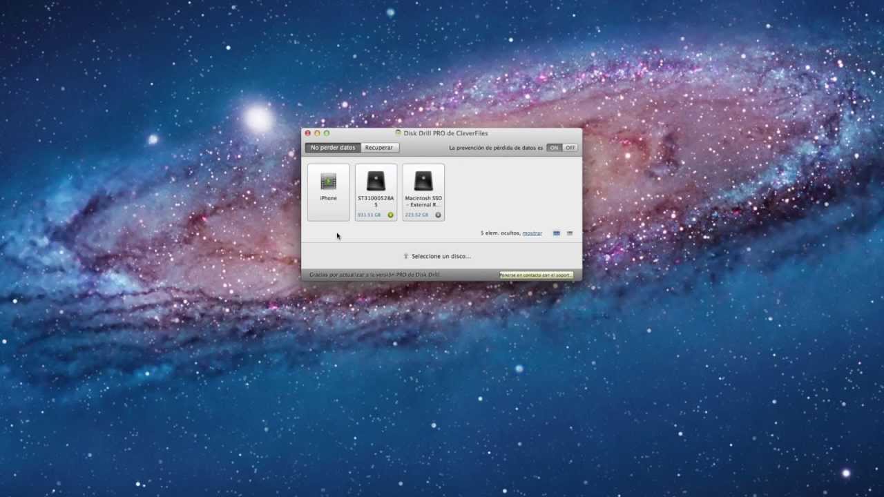 Programa para recuperar archivos borrados. Mac OS X & Windows PC - CleverFiles