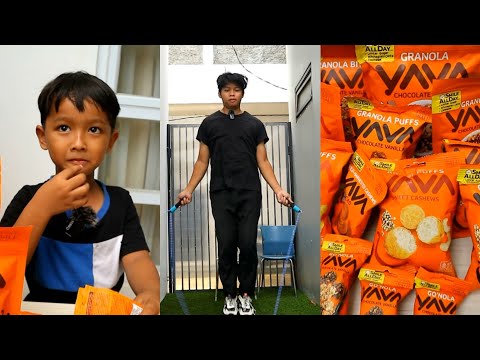 Makan snack yava #asmr #snacks