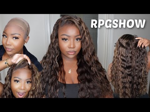 RPGSHOW NEW MAXIPART 10*6 GLUELESS WIG | RICH DIMENSIONAL BROWN WITH HIGHLIGHTS