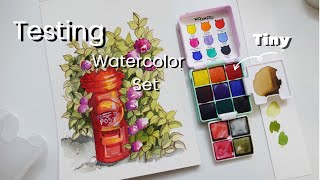 The smallest watercolor set I’v ever tested !