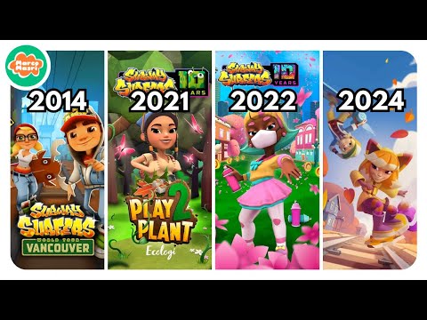 Evolution of VANCOUVER Map in Subway Surfers | 2014 - 2021 - 2022 - 2024