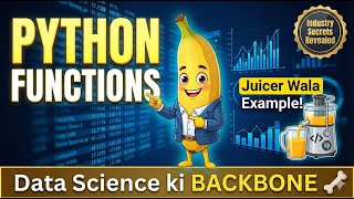 Master Python Functions: Syntax to Industry Secrets 🤫 | Python Programming & Data Science Basics