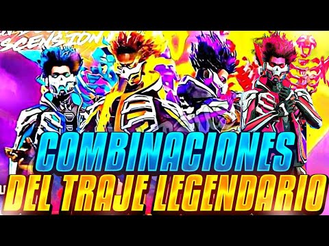 🔥Combinaciones *TRAJE LEGENDARIO* |Garena Free Fire