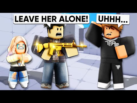 I Made a GIRL Mad, and Her DAD Joined.. (Roblox Rivals)