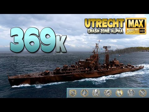 Cruiser Utrecht  Almost 80000 games player in action   World of Warships