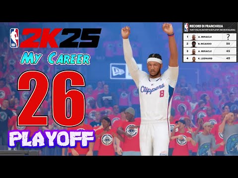 RECORD FRANCHIGIA IN GARA 4! NBA 2K25 CARRIERA #26 - Gameplay ITA PS5