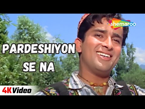 Pardeshiyon Se Na Ankhiya Milana - 4K Video| Shashi Kapoor, Nanda | Lata Mangeshkar | Romantic Songs