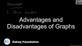 Advantages and Disadvantages of Graphs
