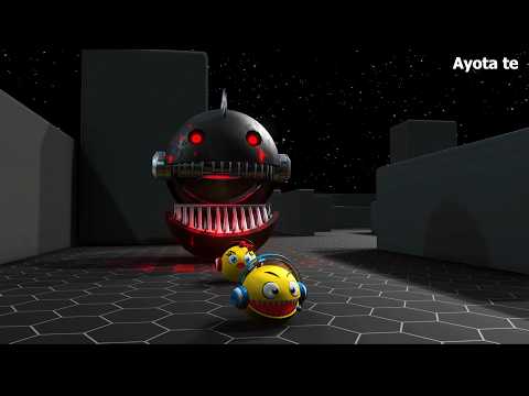 PACMAN VS ROBOT MONSTER PACMAN VS ROBOT PACMAN
