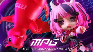 Vtuber Daily Life - MSI MPG Monitor x Ironmouse Stop Motion #MSIMPGSquad