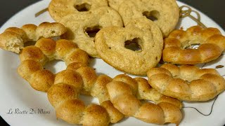 Tutti Ti Chiederanno La Ricetta.MAI MANGIATE CIAMBELLINE COSÌ BUONE,SENZA ZUCCHERO E BURRO,in 10 min