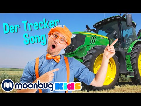 Der Trecker Song | Blippi | Kinderlieder und Cartoons  | Moonbug Kids Deutsch