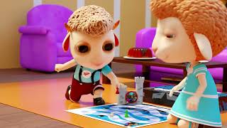 in the Dark Old Museum & Pop it Adventures | Funny Cartoon for Kids | Songs