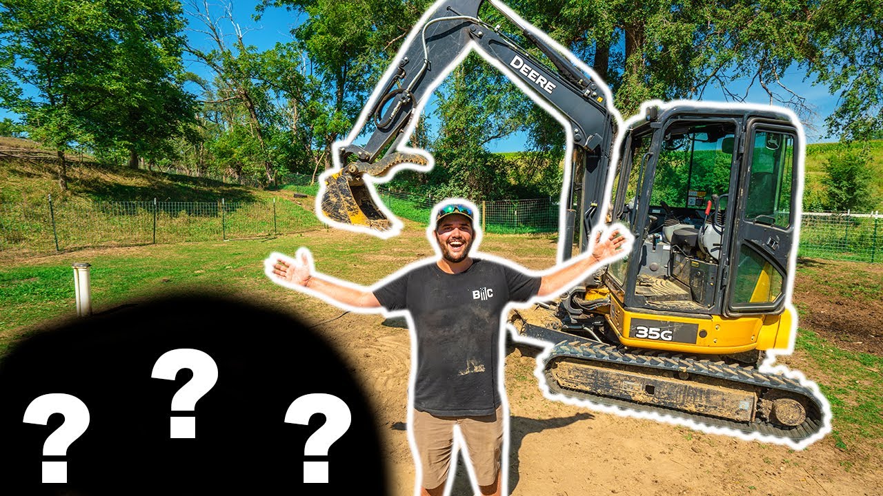 DIGGING a POND for My PET PIGS in My BACKYARD!