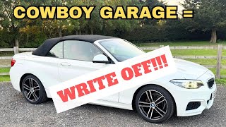 INCOMPETENT GARAGE COST INSURANCE COMPANY OVER £16K