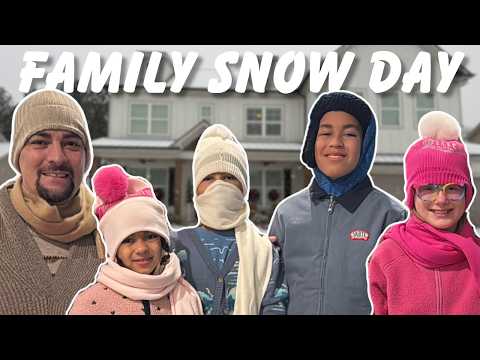 Family Snow Day in Atlanta | Winter Fun!!