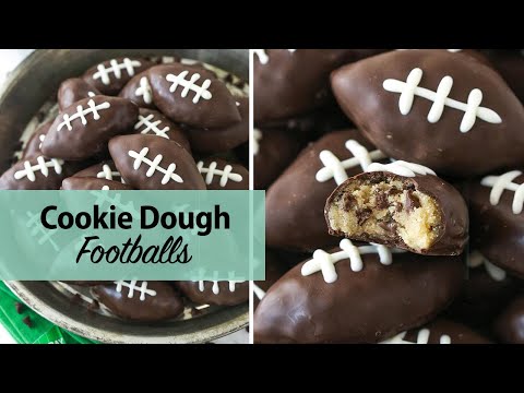 Cookie Dough Footballs