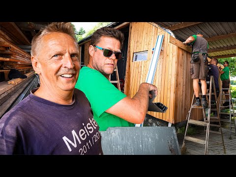 Dach und Türen in Vorbereitung 🔧 Wird der Toilettenwagen bald fertig?