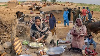 Women Life in the Desert Village Pakistan ||  People Living  in the  Desert and their Lifestyle