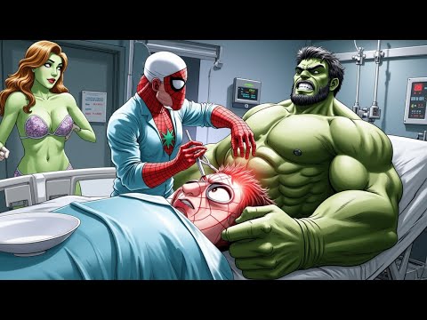 SPIDERMAN 2 ACCIÓN EN VIVO: Muchos Spidermen luchan en el hospital de los superhéroes | SpiderPlayz