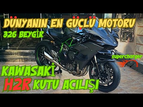 KAWASAKİ H2R  DÜNYANIN EN HIZLI MOTORU 326 BEYGİR KUTU AÇILIŞI / ZX10RR SC PROJECT (MOTOVLOG)
