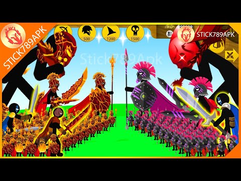 WRATHNAR, XIPHOS, LAVA GRIFFON VS CYBERUNKS BOSS, FINAL BOSS | Stick War Legacy Mod | Stick789Apk