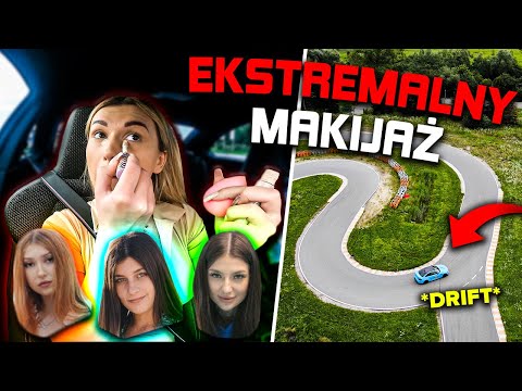 DZIEWCZYNY ROBIĄ MAKIJAŻ PODCZAS EKSTREMALNEJ JAZDY!