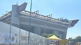Come promesso ho portato Camillo a San Siro.