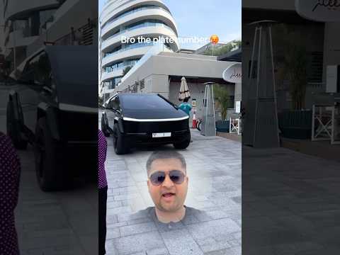 Most Expensive Car Number Plate in Dubai #dubai #shorts #dubailife #cars #tesla #viral #luxurycars