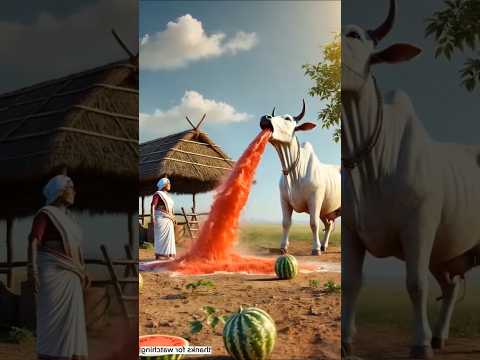 ماذا حدث لهذه البقره 😱