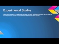 Observational vs Experimental Studies