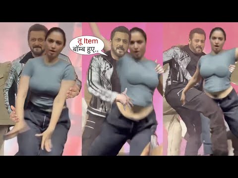 Tamanna Bhatia Salman Khan Mind Blowing Dance All Clip During Rehearsal for a Show