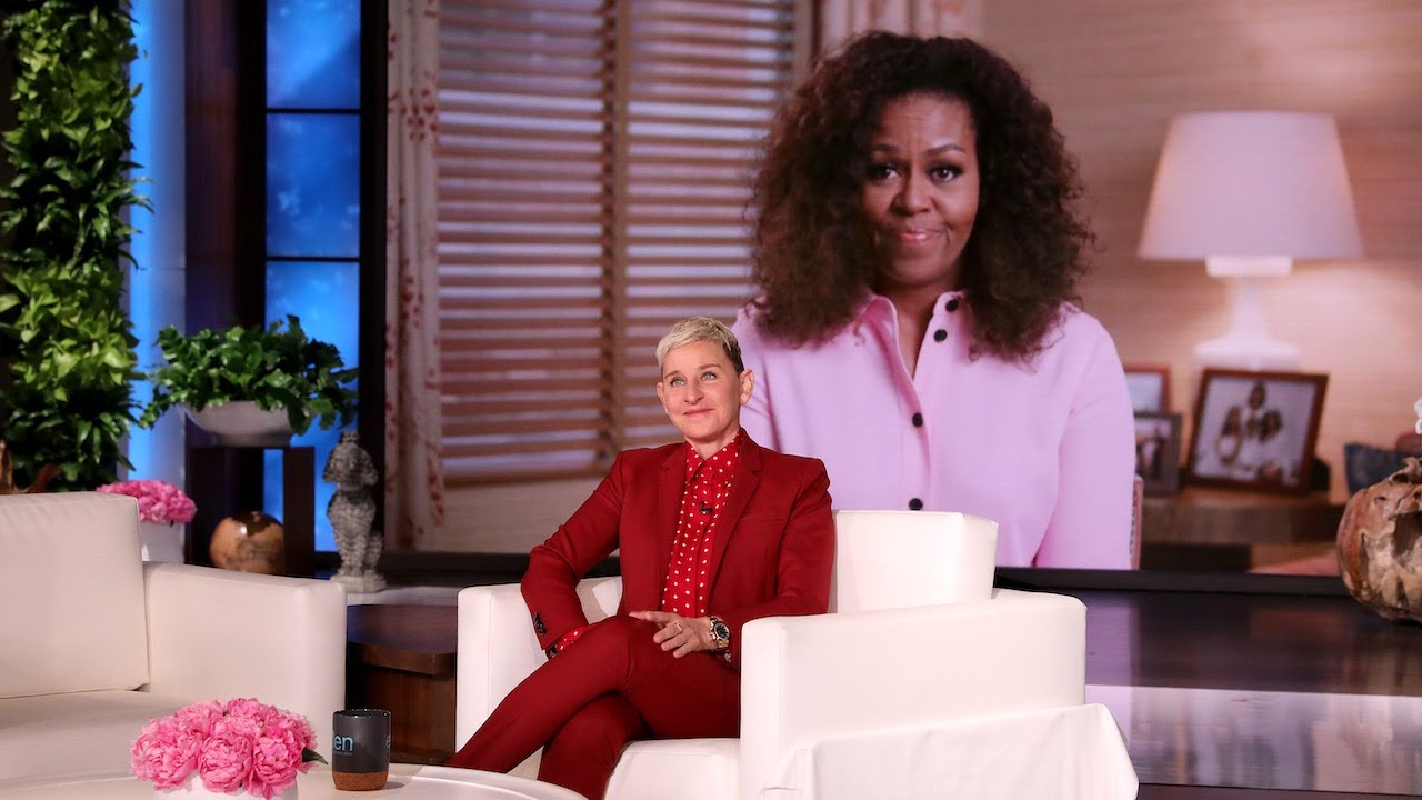 Michelle Obama Surprises Ellen with a Birthday Message