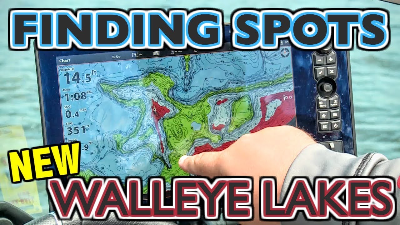 Finding Walleyes on NEW Lakes (Map Study)