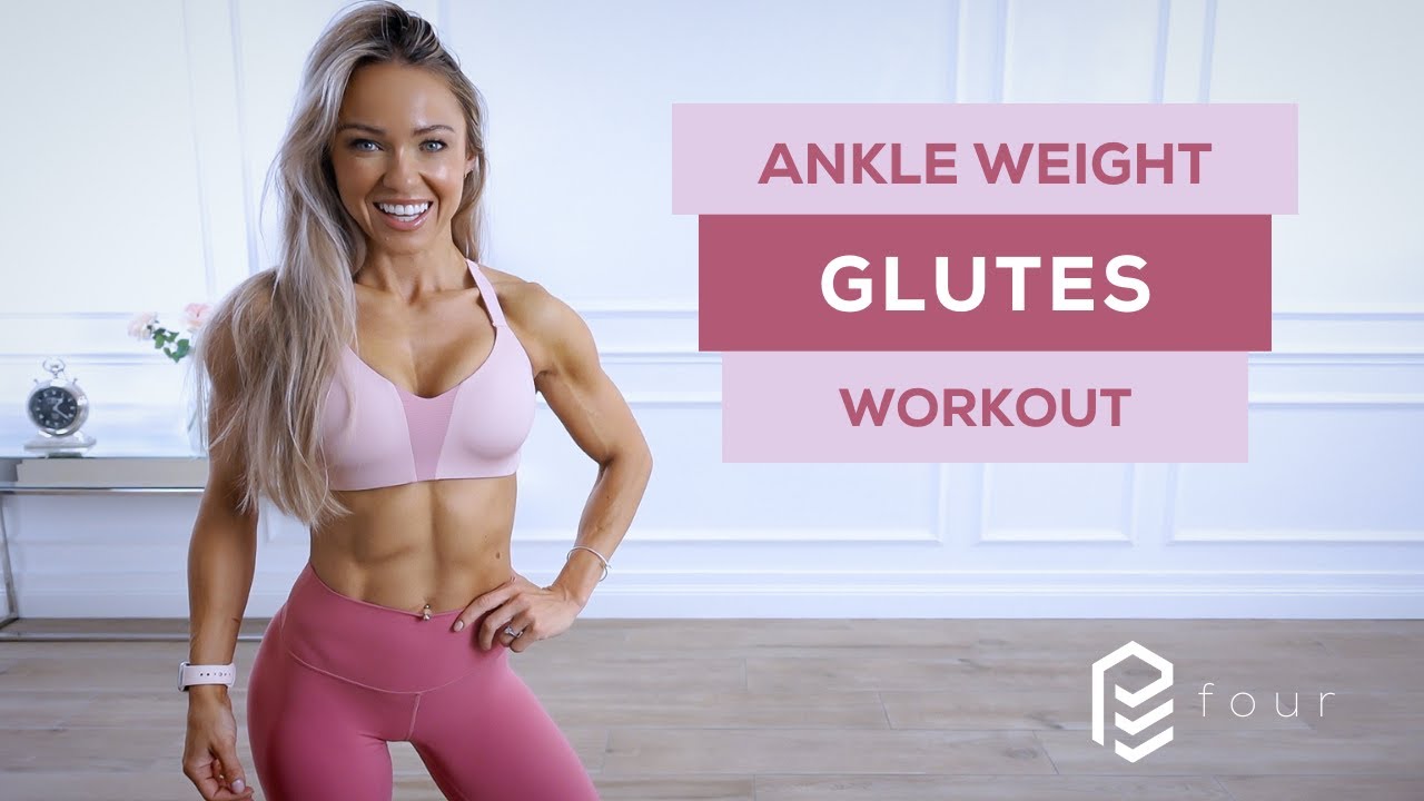 Glute Ankle Weight Workout - Knee Friendly - Pure Endure Day 4 - Caroline Girvan