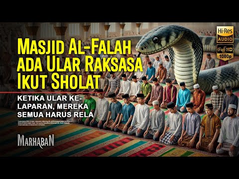 TONTON SEKARANG, ULAR RAKSASA MASJID AL-FALAH MUNCUL KETIKA SHOLAT JAMAAH