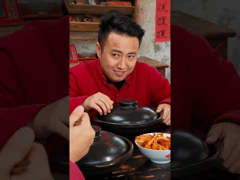 White hair; when luck comes, it can't be stopped #food #ruralchina #country