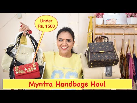 Myntra handbag Haul Under Rs.1500 #stylingwithshipra #myntra