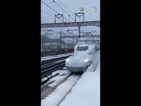 Riding the Shinkansen Through Japan's Winter Wonderland