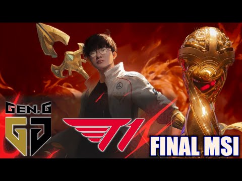 T1 vs GENG en la mejor SERIE del AÑO (FINAL MSI LOL)