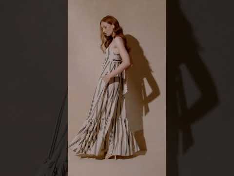 Vestido Longo De Alças Com Faixa Lez a Lez